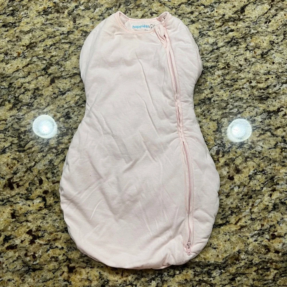 Happiest Baby SNOO Sack Baby Swaddle Sleep Sack Pink Size Small 0-2 Months